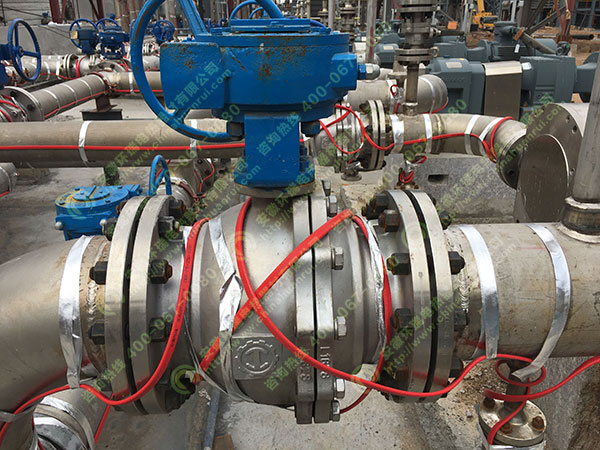 內(nèi)蒙古蒙維科技有限公司管道、罐體電伴熱保溫1