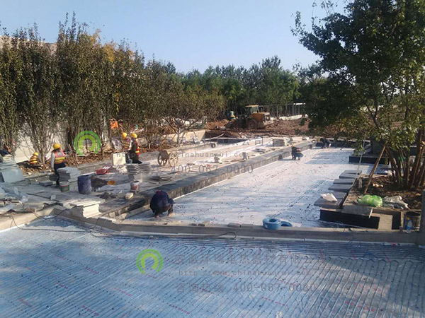 北京萬科金域緹香售樓處露天景觀池發(fā)熱電纜防凍 北京萬科金域緹香售樓處露天景觀池發(fā)熱電纜防凍